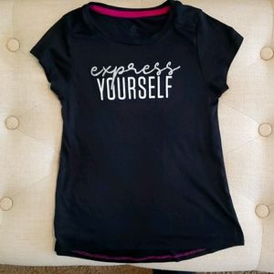 Girls Champion athletic shirt-Express Yourself